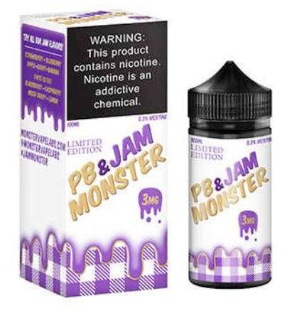 PB and  Jam Monster E-liquid | 100ml 0mg | Grape